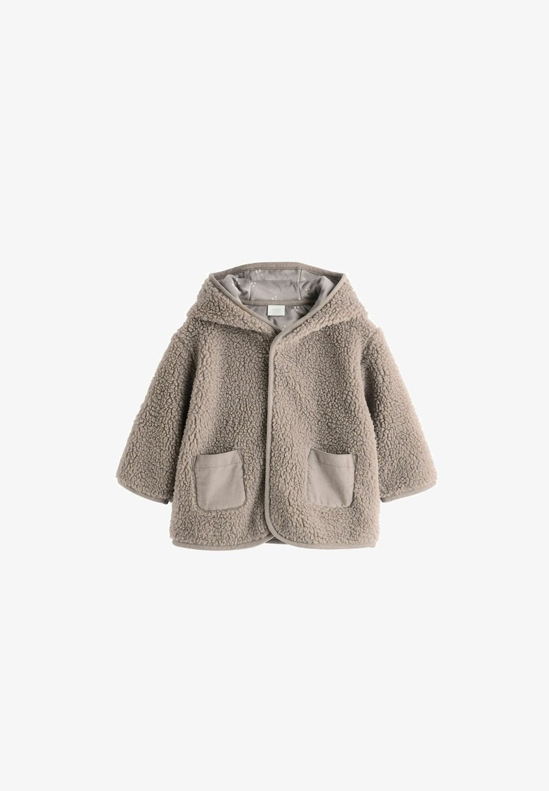 Next COSY BORG  - REGULAR FIT - Fleecejas - mink brown