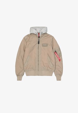 Alpha Industries, MA-1 TT HOOD - Übergangsjacke - vintage sand