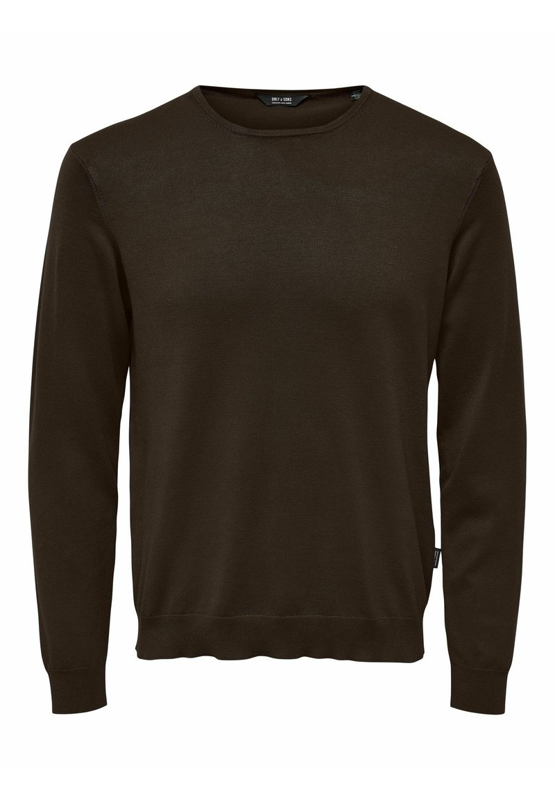 Only & Sons ONSWYLER LIFE CREW - Maglione - hot fudge