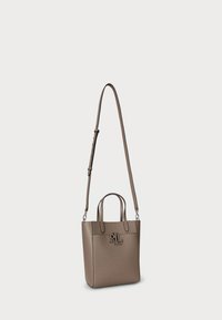 Lauren Ralph Lauren PEBBLED LEATHER SMALL CAMERYN TOTE BAG - Kézitáska - taupe brown
