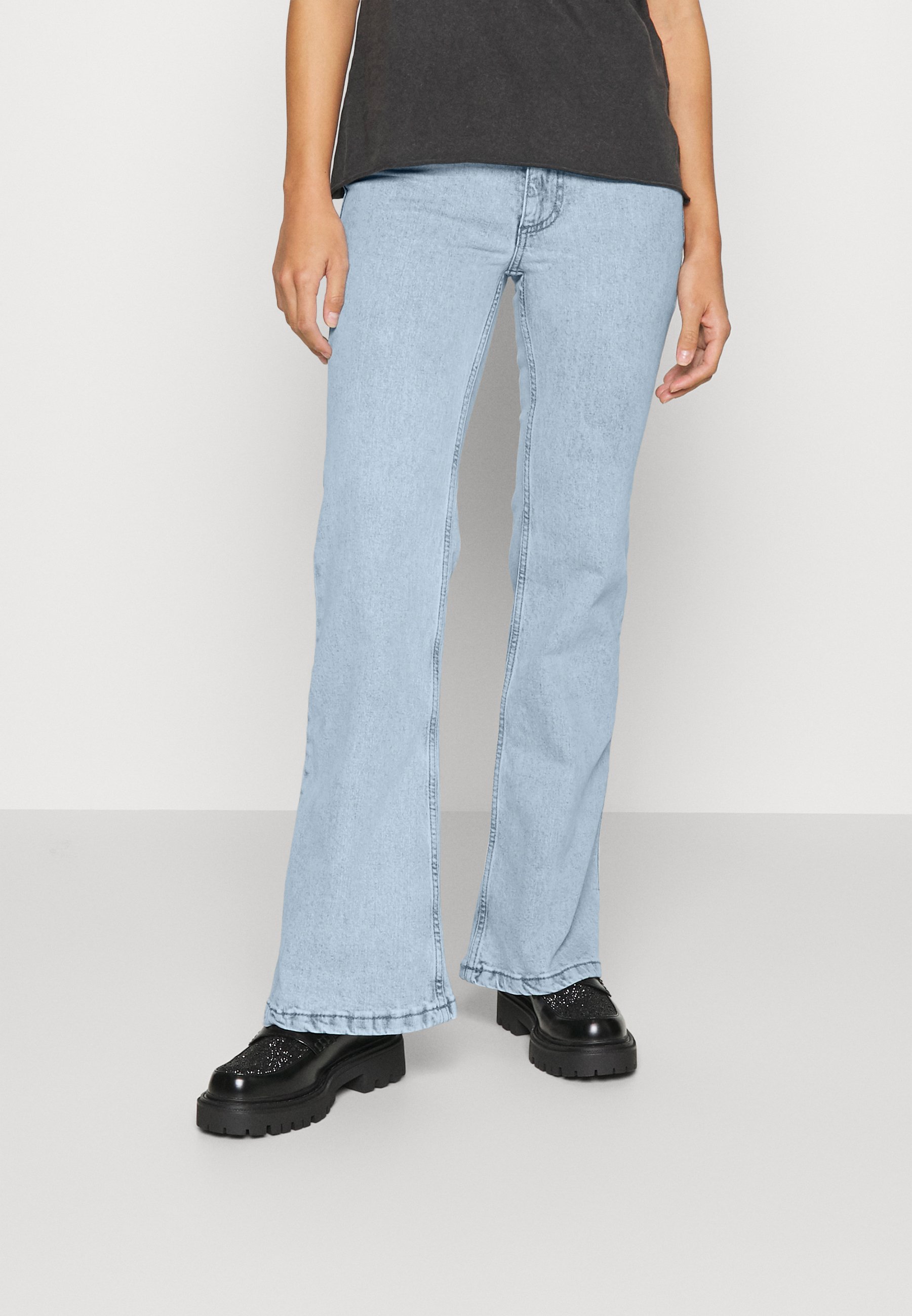 Petite Flared Jeans - salty blue 