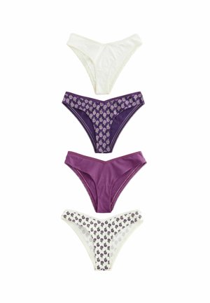 GEO TRIM 4 PACK - Trusser - berry print cream