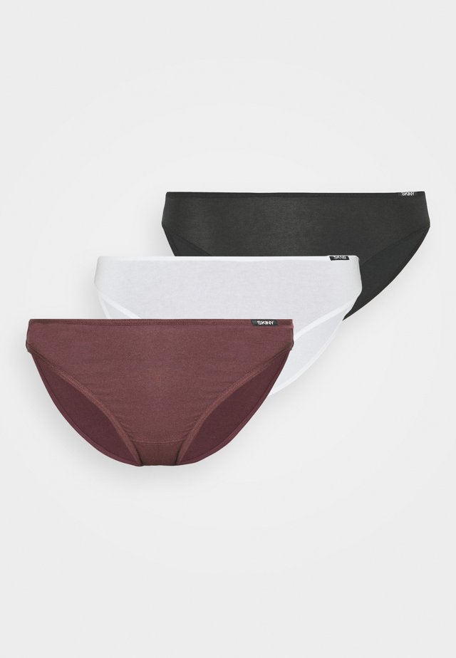 DAMEN RIO ESSENTIALS WOMEN 3 PACK - Braguitas - aubergine selection