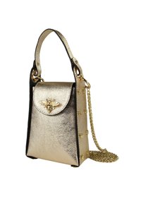 DrachenLeder Umhängetasche - gold