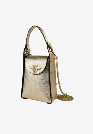 DrachenLeder Schoudertas - gold