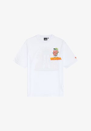New Era, FOOD GRAPHIC TEE UNISEX - Camiseta estampada - white