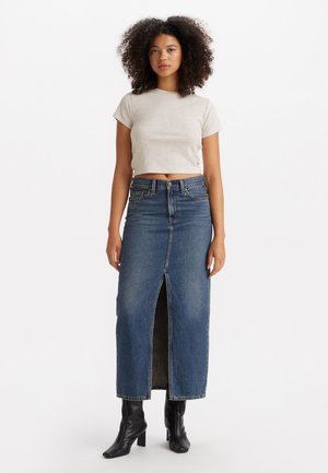 ANKLE COLUMN SKIRT - Jeansrok - wave hello