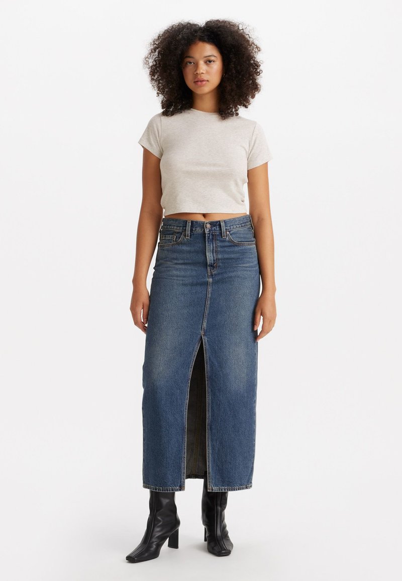 Levi's® ANKLE COLUMN SKIRT - Maxi skirt - wave hello
