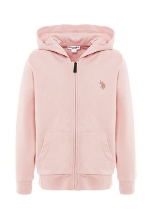 Felpa con zip - rosa