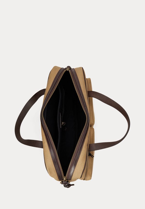 LEATHER TRIM CANVAS COMMUTER BAG - Laptop bag2