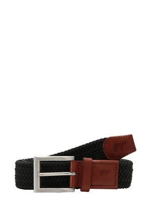 Gevlochten riem - black