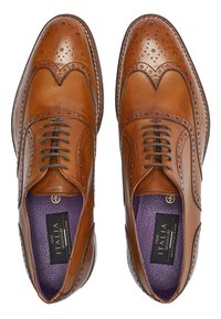 Next SIGNATURE WING CAP BROGUE - Business sko - tan