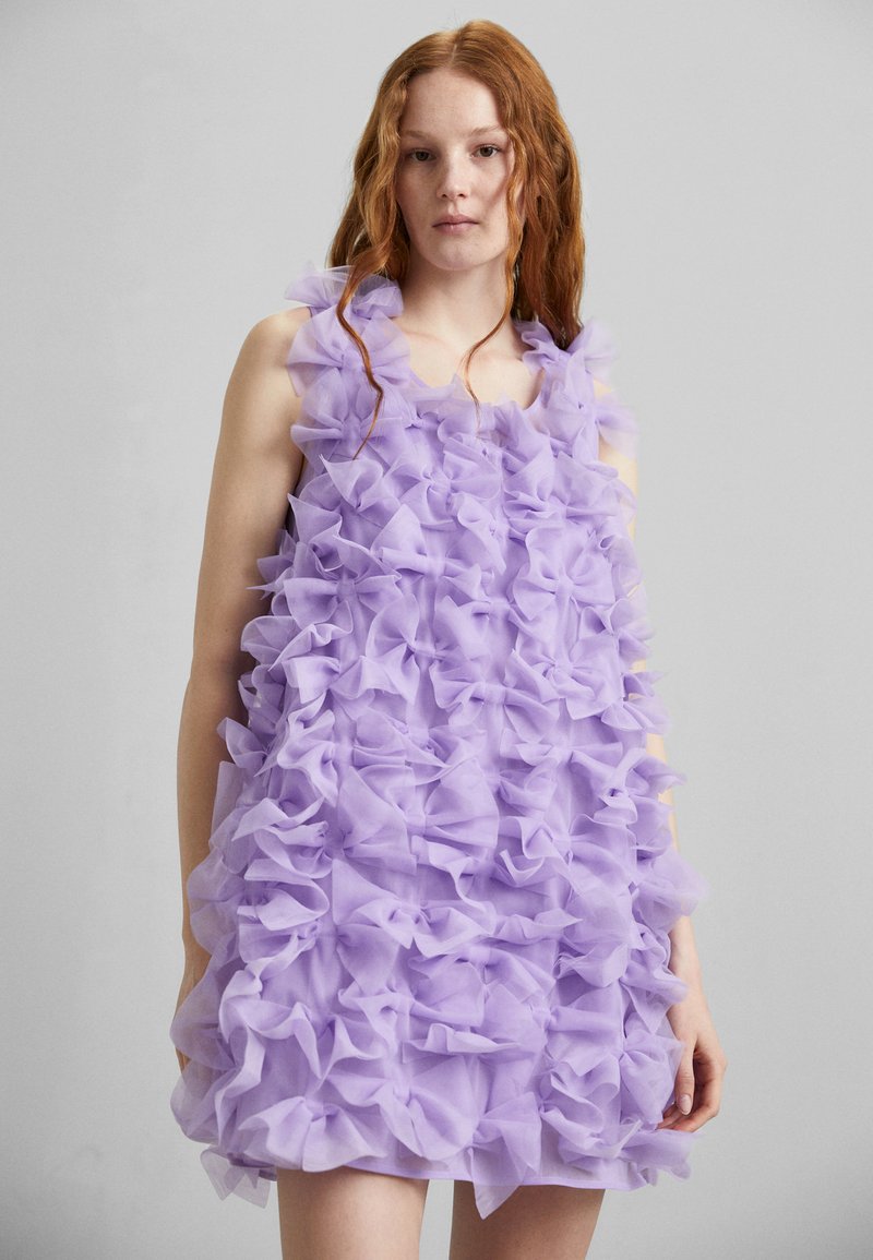 PASKAL SLEEVELESS MINI DRESS WITH BOW APLLIQUES Cocktail dress