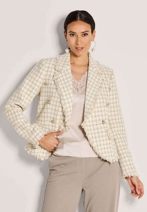 Blazer - pearl white   cappuccino   multicolor