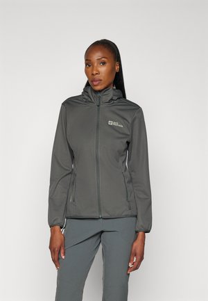 WINDHAIN HOODY - Softshelljacke - slate green