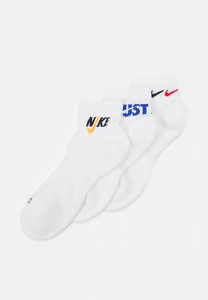 Nike Performance EVERYDAY PLUS CUSH ANKLE UNISEX 3 PACK - Sportssokker - white