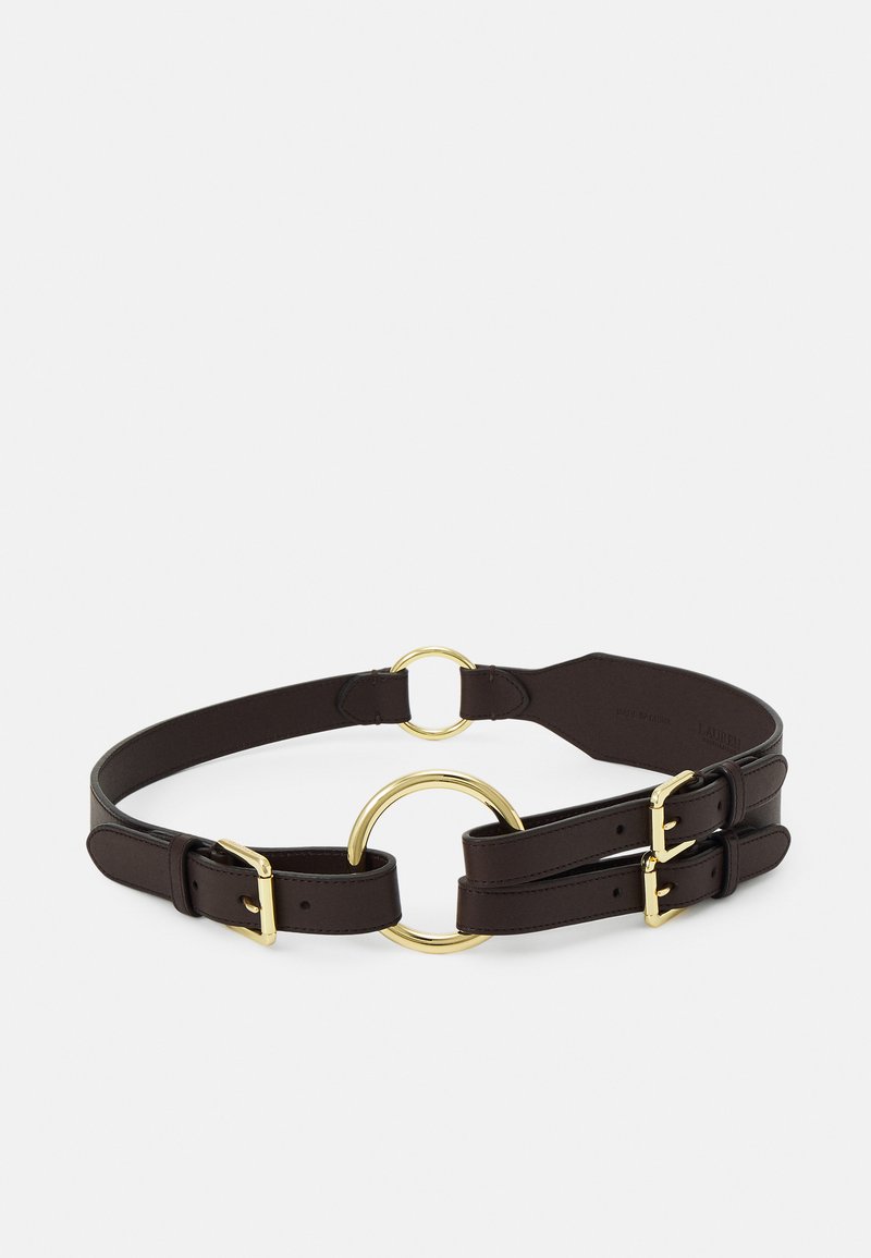 Lauren Ralph Lauren TRI STRAP O RING LEATHER BELT Taljebælter