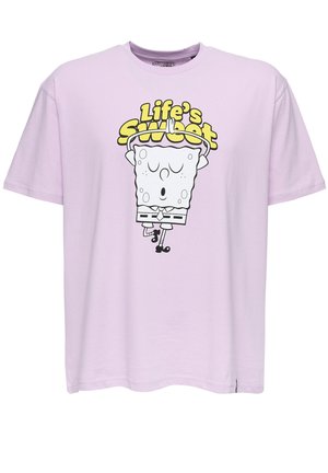 SPONGEBOB LIFES SWEET - Print T-shirt - purple