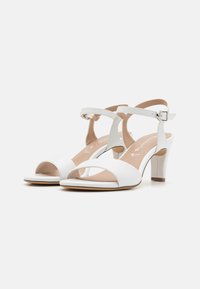 Riemensandalette - white matt