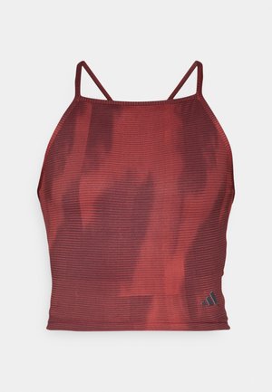 adidas Performance YOGA GRAPHIC - Top - preloved ruby/aurora ruby