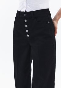 OXXO Široké džíny - black denim