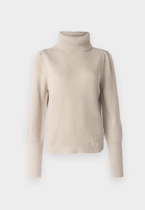 VILA, Knitted Turtleneck - Svetrík - feather gray