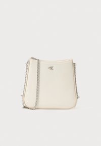 SADDLE BAG WITH CHAIN - Τσάντα χιαστί - white