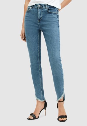 AllSaints DAX ASYM HEM - Liibuvad teksad - blue
