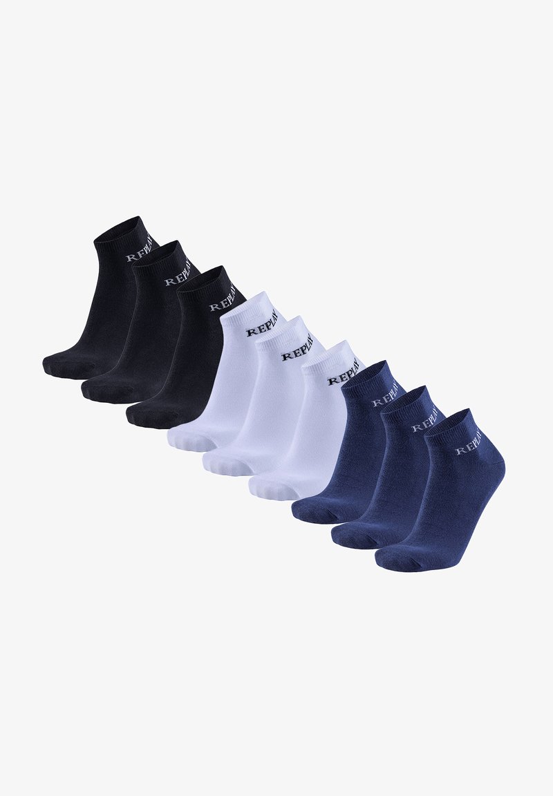 Replay UNISEX 9ER PACK - Calze - schwarz weiß dunkelblau