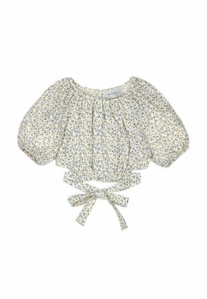 TOP - Blusa - cream blue