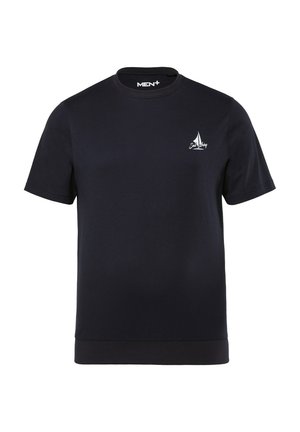 Men Plus, BAUCHFIT HALBARM BIS - Print T-shirt - navy blue