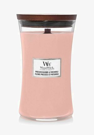 Woodwick WOODWICK LARGE - PRESSED BLOOMS & PATCHOULI - Geurkaars - transparent