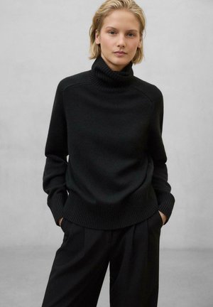 CAQUI - Strickpullover - shadow black