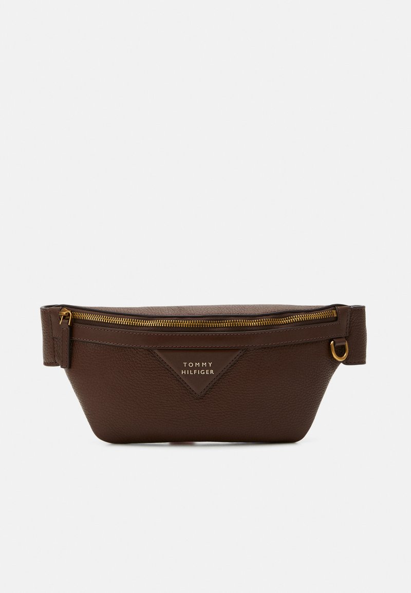 Marsupio Unisex In Finta Pelliccia Teddy &ndash; Colore Taupe, Tracolla Lunga 120 Cm, Zip