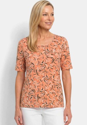GOLDNER, SHIRT - T-shirt imprimé - peach   patterned