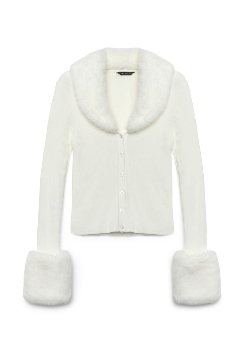 Calliope Cardigan - bianco lana