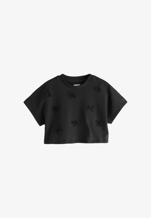 Next, REGULAR FIT BOXY BOWS - Lihtne T-särk - black