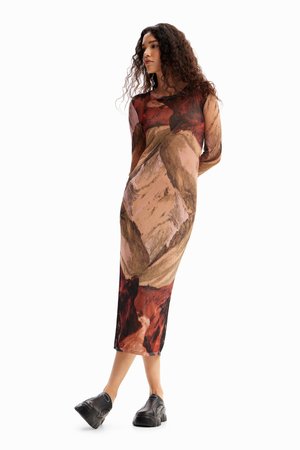 VEST NOELIA - Robe pull - brown