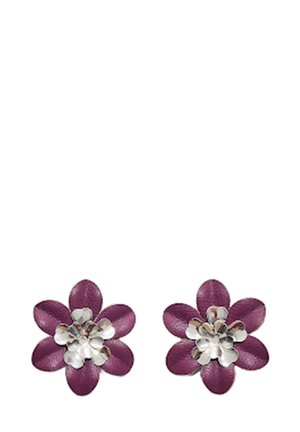 CONTRAST EFFECT FLOWER  - Korvakorut - dark purple