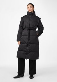 YASRACCA LONG COAT - Dunkåpe / -frakk - black