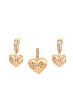 SET - Øreringe - rose gold-coloured