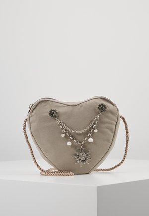 HERZTASCHE CHARIVARI - Umhängetasche - taupe/grau