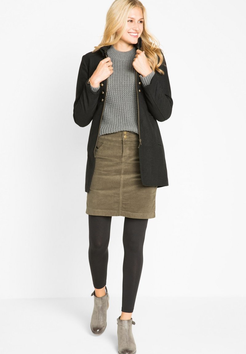 bonprix STRETCH 2ER PACK  BEQUEME UND ELASTISCHEM BUND - Leggings - black