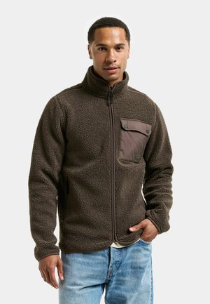PETER FULL-ZIP - Fleecejacke - dark mocha