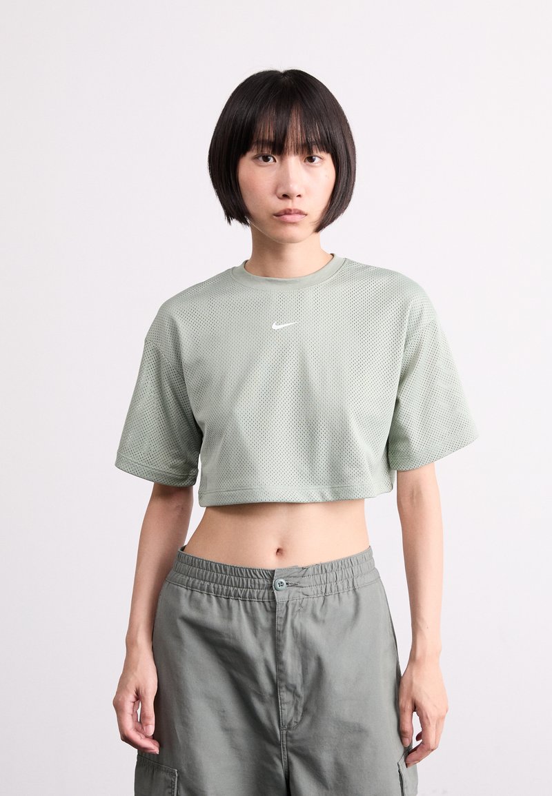 Nike Sportswear CROP TEE - Paprasti marškinėliai - jade horizon