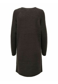 ONLY ONLCAROL LS  - Gebreide jurk - chocolate brown