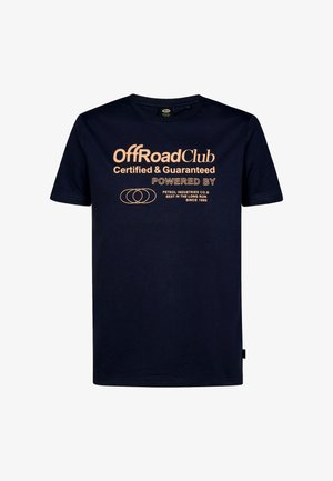 Petrol Industries, MEN T-SHIRT SS CLASSIC PRINT - Nyomott mintás póló - dunkelblau