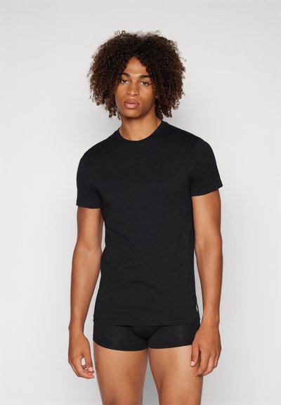 Polo Ralph Lauren CREW 3 PACK - Camiseta interior - grey/charcoal heather/black