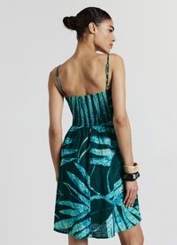 Calliope SANGALLO A FANTASIA - Vestito lungo - var verde smeraldo scuro