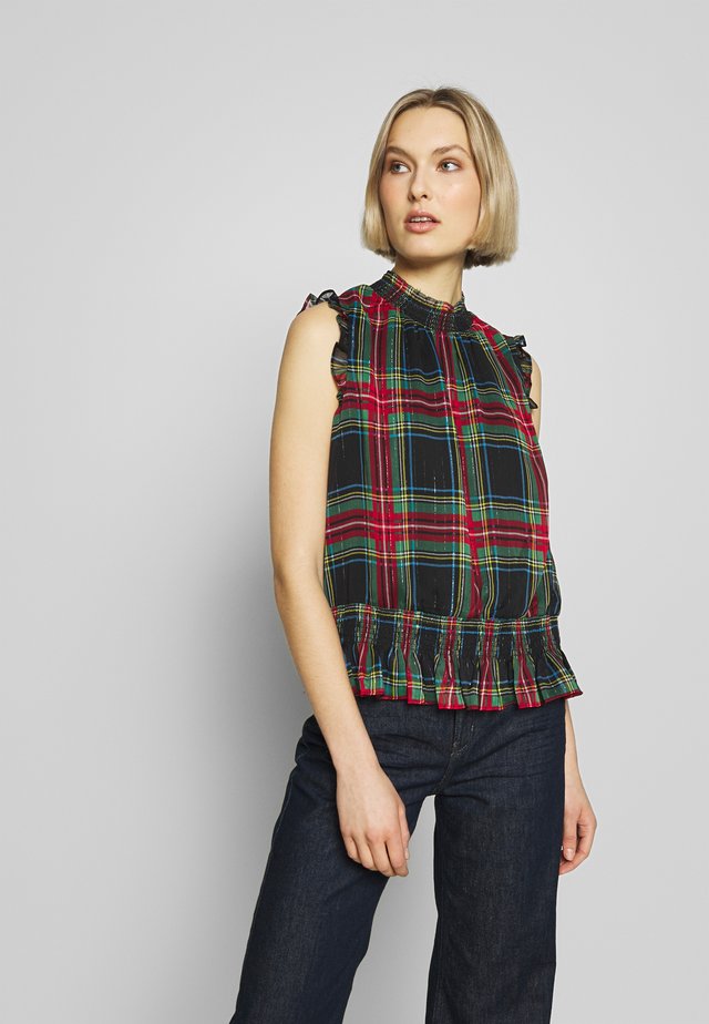 HOT IN STEWART GILDED PLAID - Bluse - red/green
